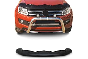 ‎OMAC OMAC Motorhaube Deflektor Insekten Steinschlagschutz kompatibel mit VW Amarok 2010-2022 Acryl