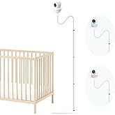 Derebir Baby Monitor Floor Stand Holder Compatible with Babysense ‎V43_2CAM and MaxView 2CAM Camera Baby Flexible Baby Monito