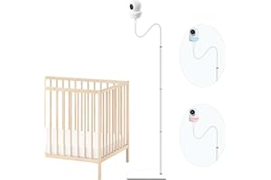 Derebir Support Caméra Bébé Support Babyphone - Pied Camera Bebe Compatible avec Moniteur Babysense Camera Bebe Support de Caméra Solide pour Plus de Sécurité (68,7 inch)