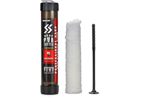 Sougayilang 5M Pva Mesh Bags,18mm 25mm 37mm 44mm Wide Pva Mesh Carp Fishing Accessories with Funnel & Plunger System,Fast Melt Fishing Refill for Carp,Bait,Feeding Rig