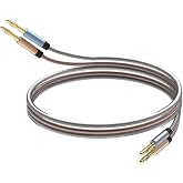 Hi-Fi Pure Copper Speaker Cable Banana Plug Wire 3m