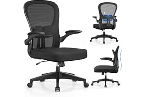 YONISEE Ergonomic Office Chair - Adjustable Armrest, Lumbar Support, High-density Sponge Cushion, Silent Wheels, Height & Tilting Adjustment, Swivel Executive Chair