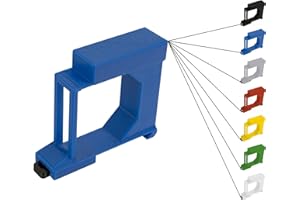 SHELLY HUTSCHIENENHALTER VON PW3D Shelly Plus DIN Rail Bracket / Adaptor Single DIN Rail Bracket (35 mm) (Blue (Prime))