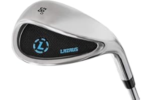 LAZRUS GOLF LAZRUS Premium Sandkeil Anti-Duff Dicke Sohle Loft Wedge Golf Club für Herren & Damen – Fluchtbunker und Save Strokes around the Green – Lob Golf Wedges für Herren