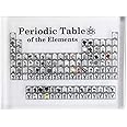 Mini Pocket Periodic Table of Elements with 83 real elements embedded, Periodic Table Elements Set