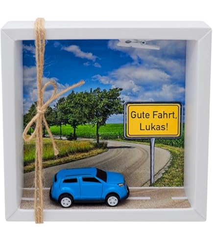 Geldgeschenkverpackung Auto Aus Filz - Lustige Geschenkidee Für Geburtstag & Führerschein