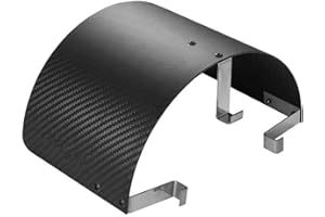 Luntus Car Cold Air Intake Cone Sport Air Filter Cover Motion Air Filter Cover Heat Shield Carbon Fiber