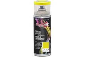 Ambro-Sol V4001016 Multipurpose Acrylic Enamel Spray Paint, Sulphur Yellow, 400 ml