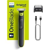 Philips OneBlade Hybrid Razor for Face, Beard Shaper, Wet/Dry Use, 5&rsquo;i 1-in-1 Adjustable Comb, ETC