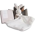 Doudou et Compagnie 10 cm Natural Rabbit and Towelling Doudou with Gift Box
