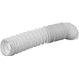 Ø 100mm / 6m PVC Flexible Ducting - Ventilation Duct Hose for Tumble Dryer, Cooker Hood, Extractor Fan, Air Conditioner