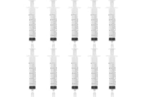 FOMIYES 1 Set 10Ml Divisore per Profumi da 10 Ml Siringa Olio Essenziale con Pompa di Misurazione Digitatore di Profumo Dispenser per La Casa Viaggio 10 Distributori di Siringa E 10 Teste