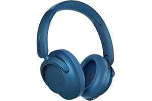 1MORE SonoFlow Active Noise Cancelling Headphones, Bluetooth Headphones with LDAC for Hi-Res Wireless Audio, 70H Playtime, Clear Calls, Preset EQ Via App,Blue