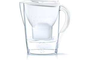 BRITA Marella White Karaffe, Kunststoff, Weiß, 2,4 L