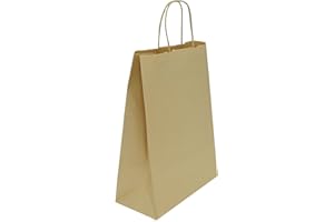 Carte Dozio - Shopper in Sealing color Avana, maniglia ritorta, f.to cm 18+8x24, cf 25 pz