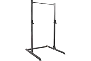 GYM MASTER GM2 Half Power Rack Squat Cage with Optional Weight Storage and Spotters