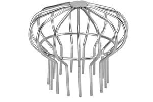 SYH&AQYE Desagüe de Piso, Acero Inoxidable Exteriores Redondo Antibloqueo Fregadero, Sumidero de Piso Extraíble para Jardín Exterior Tubo de Drenaje Techo Balcón (110 Tubos)