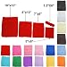 TtS 1.5"x6" 6"x6" 7"x9" 8"x10" 10"x12" Crochet Tube Top Infant Dress elastic Waistband Headband Tutu Supplies For Baby Girls 16 Colours (7"x9" Red)
