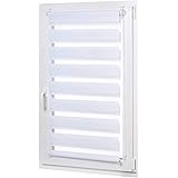 Amazon Basics Double layer rollo blind, White, 96 x 150 cm