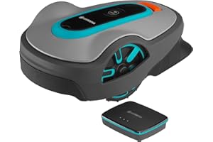 Gardena Mähroboter smart SILENO City 600 m² Set: Innovative LONA AI-Technologie, Steuerung per App, SensorControl, für Steigungen bis zu 35 Prozent, inkl. smart Gateway, DE-Version (19603-60)