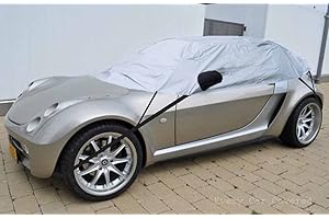 Half Size Car Cover fits Smart Roadster & Coupe 2003-2005