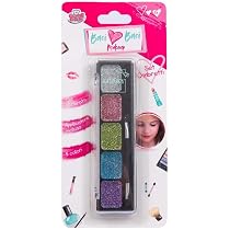 Baci Baci Make-up Set – 5 Glitter-Gel-Lidschatten + Applikator Für Kids