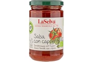 LASELVA La Selva Bio Tomatensauce mit Kapern (2 x 280 gr)