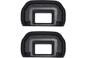 Komet Mirino oculare 90D, compatibile con Canon EOS 90D, 80D, 70D, 60D, 50D, 40D, 20D/5DII, 6DII, sostituisce EB (2 confezioni)