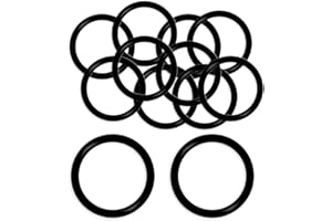 Othmro 10 Pcs Nitrile Rubber O-Rings, 55mm OD 43.6mm ID 5.7mm Width, Sealing Gasket Rings Rubber Washers for plumbing