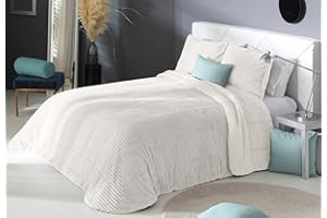 CIBERDESCANS Edredón de Invierno con Sherpa o Borreguito Pradesh del REIG Marti (C.00, Cama 135cm)