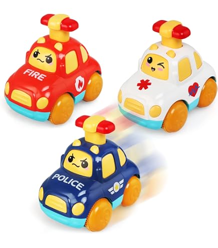 Jouets Voitures Enfants Bibykivn - 12 Véhicules à Friction - Sac De Rangement - Pour Enfants 3+ Ans - Cadeau Garçon/Fille