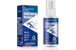 KURUI Athletes Foot Treatment: 100ml Athletes Foot Spray Cream - Fast Acting Antifungal Cream Spray - Soothes Itching
