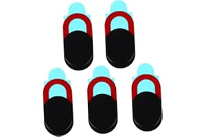 Artibetter 5st Linsenmaske Webcam-sichtschutzabdeckung Handy-Computer-Webcam-Abdeckung Kameraabdeckungsfolie Webcam-Schutz Computerkamera Web-Kamera Rot Umweltschutzmaterial Kunststoff