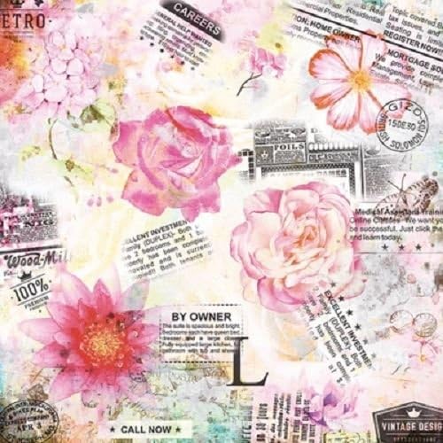 4 x Paper Napkins - Nouvelle - Ideal for Decoupage / Napkin Art