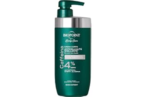 Biopoint - Anti-celluliter kroppskräm med åtstramande, dränering och toning, bidrar till att minska suckulära ansamlingar och motverka celluliter fusk, 500 ml