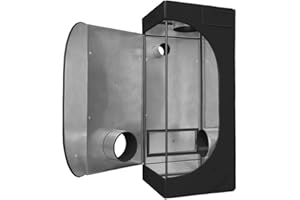 TECH-GARDEN Grow Tent 40 x 40 x 100 cm Hydroponic Grow Room Indoor Dark Box Lightproof Growing Cube