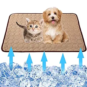 Dog Cooling Mat, Pet Cooling Pads for Dogs, Summer Cooling Bed for Cats, Portable Pet Cooling Cushion for Home or Outdoor