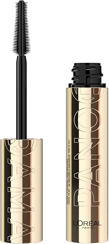 L'Oréal Paris Panorama Máscara de Pestañas Voluminizadora, Black | Cepillo Panorámico para un Volumen de 360º, para Todo Tipo