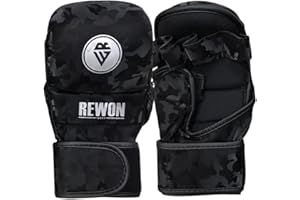 URBANSBEE Gants de Boxe MMA Professionnels avec Support Poignet réglable - Gants MMA pour Frappe, Sparring, Muay Thai, Fighting Kickboxing Arts Martiaux Taekwondo Entraînement