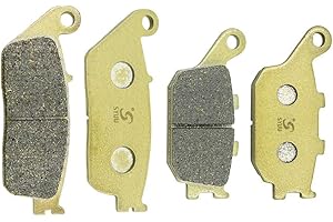 S SYUU SYUU Motorcycle Front Rear Brake Pads Brakes for Honda VTX1300 VTX 1300 S Retro C R T 2003 2004 2005 2006 2007 2008 2009 2010 2011 2013 FA196F FA174R