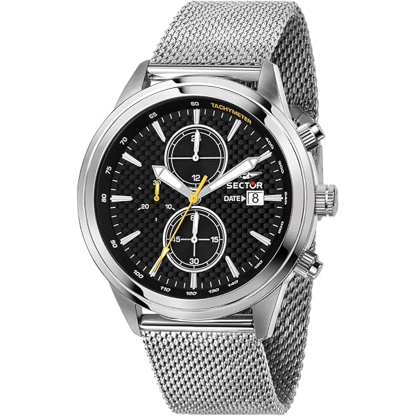Sector No Limits Orologio Uomo Collezione 660 - Acciaio, Quarzo, Data, Quadrante Nero R3253517029 - 5