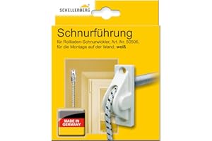 Schellenberg 11034 Guide de cordon pour volet roulant, Blanc