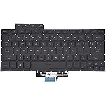ASUS ROG Zephyrus G14 2023 英字キーボード KBRPARTS Replacement USB Keyboard For ASUS ROG Zephyrus G14 GA401
