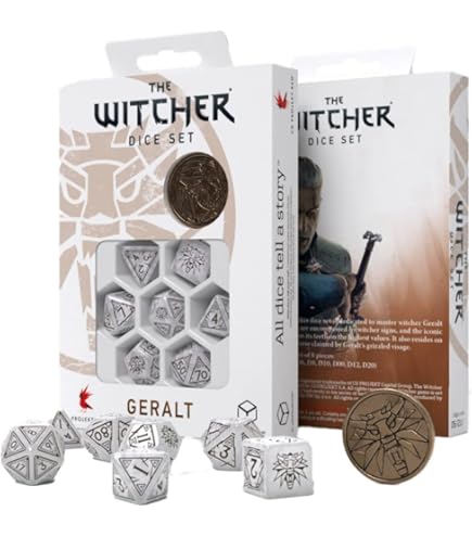 The Witcher Dé Set Yennefer Lilas Et Gooseberries RPG Jeux Q-WORKSHOP