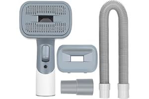 MOPEI 2 en 1 Brosse Aspirateur Chien et Chat | Outil de Toilettage Convient à la plupart des aspirateurs avec tuyaux de 32 mm et 35 mm