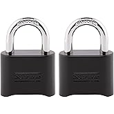 Master Lock Şifreli Kilit, Kendi Kombinasyon Asma Kilidini Ayarlayın, İ&ccedil; ve Dış Mekan Kilidi, Hava Koşullarına Dayanıklı Kod 