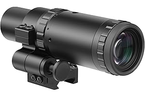 ‎FEYACHI Feyachi M37 1.5X - 5X Rotpunkt-Vergrößerer mit Flip-to-Side-Montage und Fokuseinstellung, optischer Vergrößerer für Rotpunktvisier mit Windage- und Elevationseinstellungen, wasserdicht & stoßfest