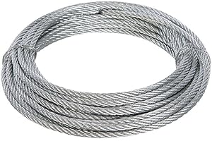 Fixman 876416 Galvanised Wire Rope,Silver,4 mm x 10m