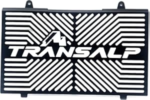 XERIAL Radiator Grille Guard Cover Protector Compatible with For Honda TRANSALP XL750 2023 Motorcycle Engine Cooler Water Tank Net Protection (Black)