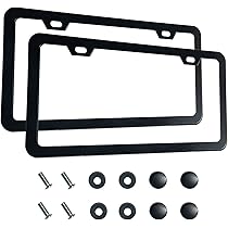 Tactical American Flag Heavy Duty Aluminum License Plate (Subdued Full